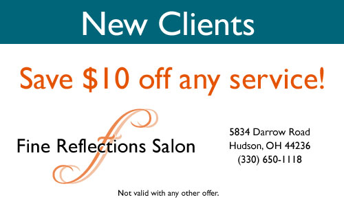 New Clients Save $10 off any service!